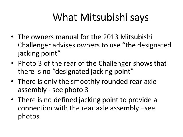 2 What Mitsubishi Says