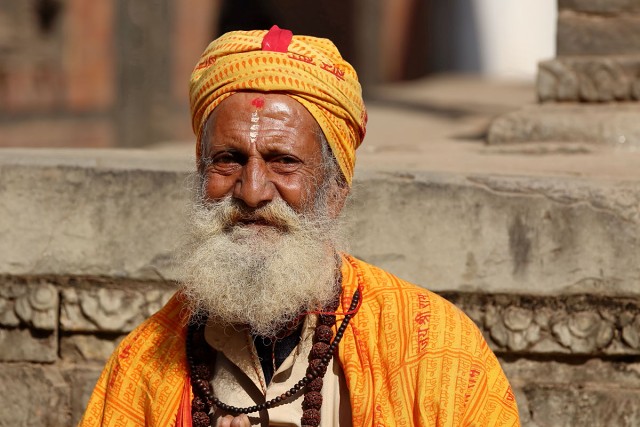 Holy Man At Bhaktapur